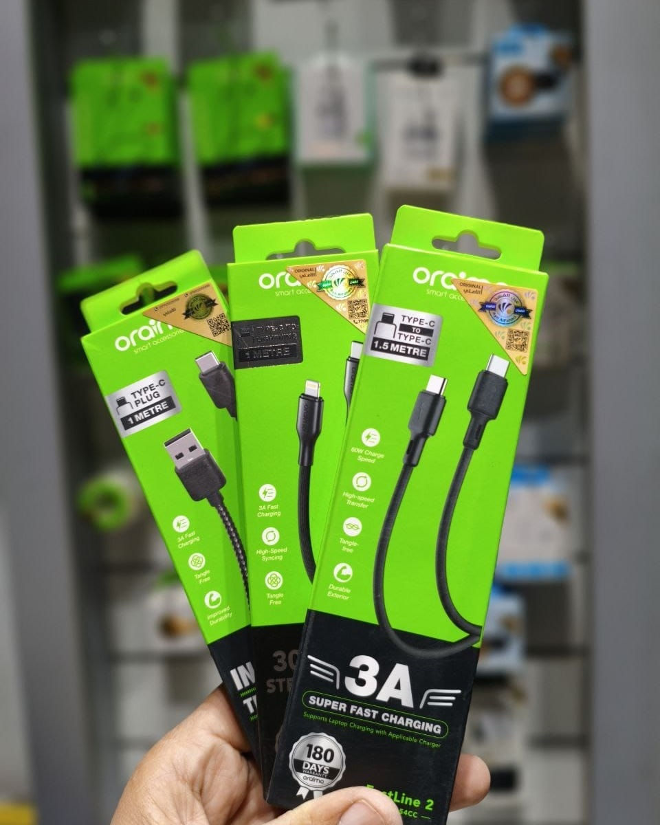 👇
كيبل Oraimo الأصلي
من الوكيل الحصري في العراق شركة عين الفهد
🔌 متوفر الآن في مكتب الخاقاني للموبايل
🎉 خصم 50% بمناسبة رأس السنة الميلادية
💰 السعر السابق: 5,000
🔥 السعر بعد الخصم: 2,500
📍 العنوان: ذي قار – سوق الشيوخ – مقابل نادي الشعراء
📞 للاستفسار: ***********
العرض لفترة محدودة – لا يفوّتكم 💥
#oraimo
