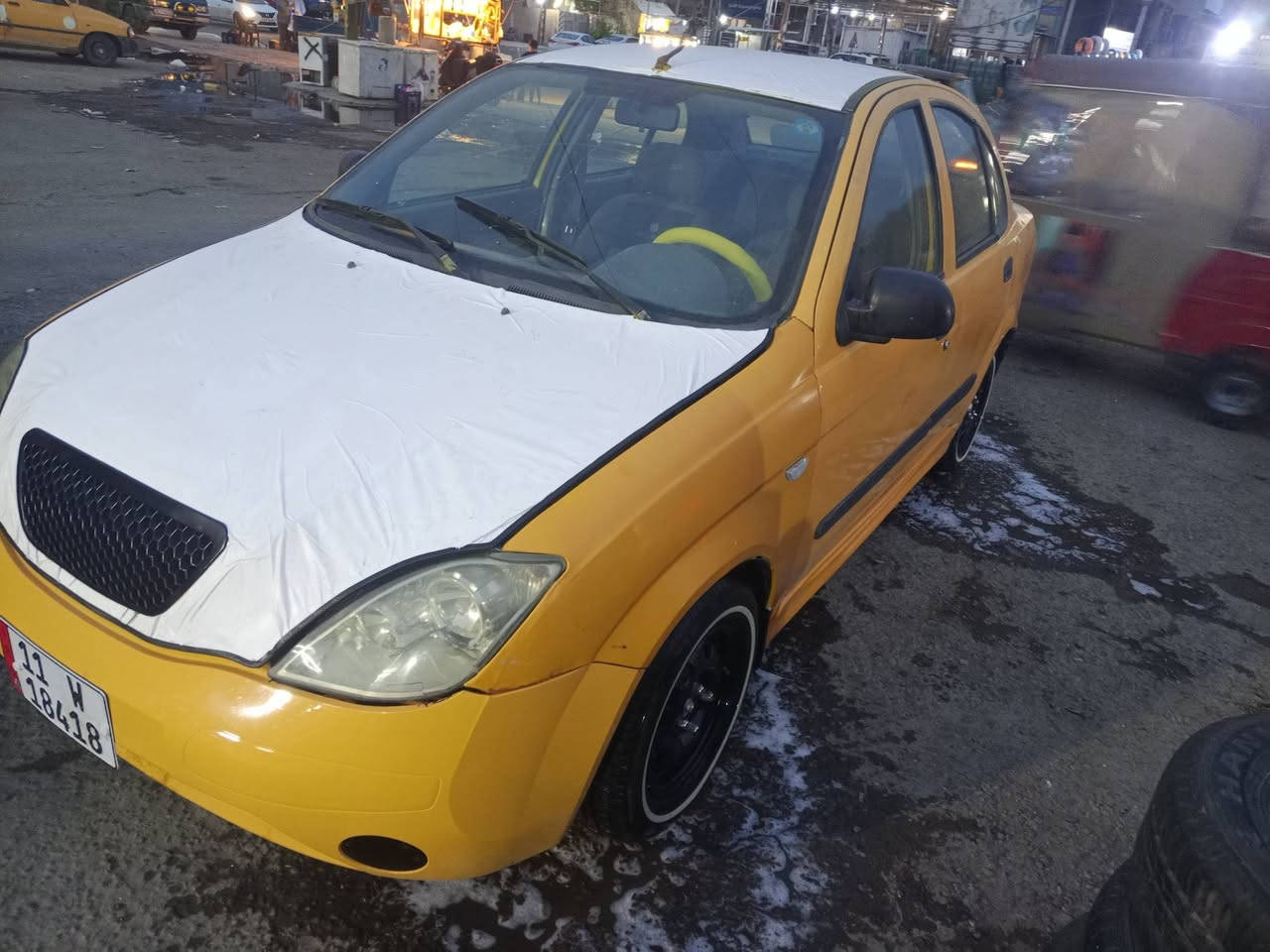 طيبه موديل 14 بيه جاملغ مبدل خيط بخار تايرات جدد هيئه وغرامات مصفره هزه جديده بسمي السعر 35 بغداد حي العامل ***********
