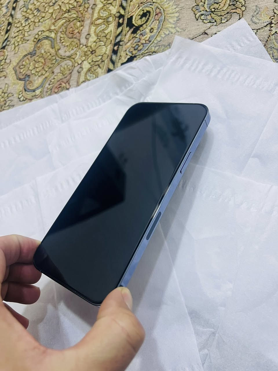 Iphon 13 pro max للبيع
جهاز مامفتوح فقط مرفوع بطاريه من ٨٩ علي 100

1sim
256gb
LLA
🔋100
شرط مامفتوح  ولا شخط 
لون سماوي 
سعر ٦٥٠ الف قفل جهاز بعد جديد كارتون ويا 
مكاني كركوك  توصيل ماعندي


**إذا كنت صاحب هذا الإعلان وتريد حذفه لأي سبب، رجاءا أرسل رسالة إلى الدعم الفني**