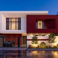 المثنى السماوة • تصميم معماري حديث • واجهات معمارية