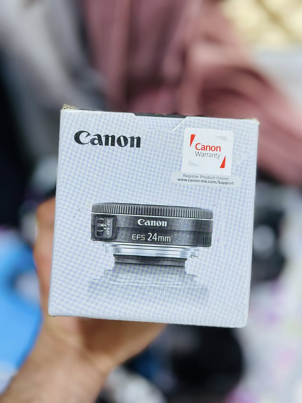 عدسه كانون 24m stm f1.8
عدسه حلوه ونضيه كلش تجيك كامله 
بس ب100الف وتوصيل متوفر 
واتساب ***********
@إشارة
