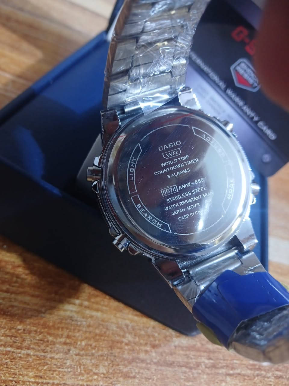 CASIO  G-SHOCK
ساعات رجالية رياضية 
تصنيع اليابان 🇯🇵
دبل تايم   رقمي / عقارب 
عرض تايخ الشهر 
مؤقت رياضي 
منبه 
اضاءة ليد 
مقاومة عالية للمياه 
 ستانلس ستيل 
 كلش جميله اهديها الصاحبك الاقاربك الزوجج هدية 🎁 🎁🎁🎁🎁
السعر 28 الف  مع التوصيل  مع علبته الاصليه
ملاحظة متوفره قطعه وحده فقط 
بالعافيه الي ياخذها


**إذا كنت صاحب هذا الإعلان وتريد حذفه لأي سبب، رجاءا أرسل رسالة إلى الدعم الفني**