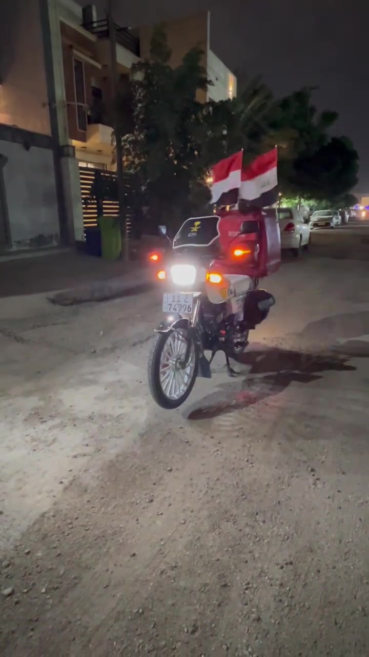 السلام عليكم دراجه ايراني موديل 25 دراجه جديده بعدها على وضع الشركه رقم بغداد انكليزي بعدها بأسم الوكيل ماشيه 9000 دراجه خير من الله رايدها 1700 رقمي ***********
