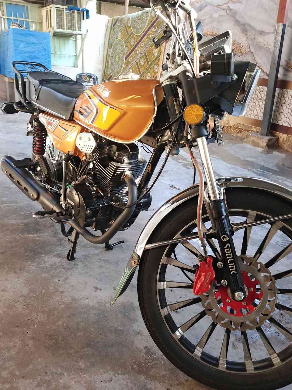 سلام عليكم دراجه البيع موديل٢٠٢٥ مكينه ٢٠٠ اوراق كامله مكاني المحموديه ناحيه الرشيد *********** السعر 775 وبيها مجال
