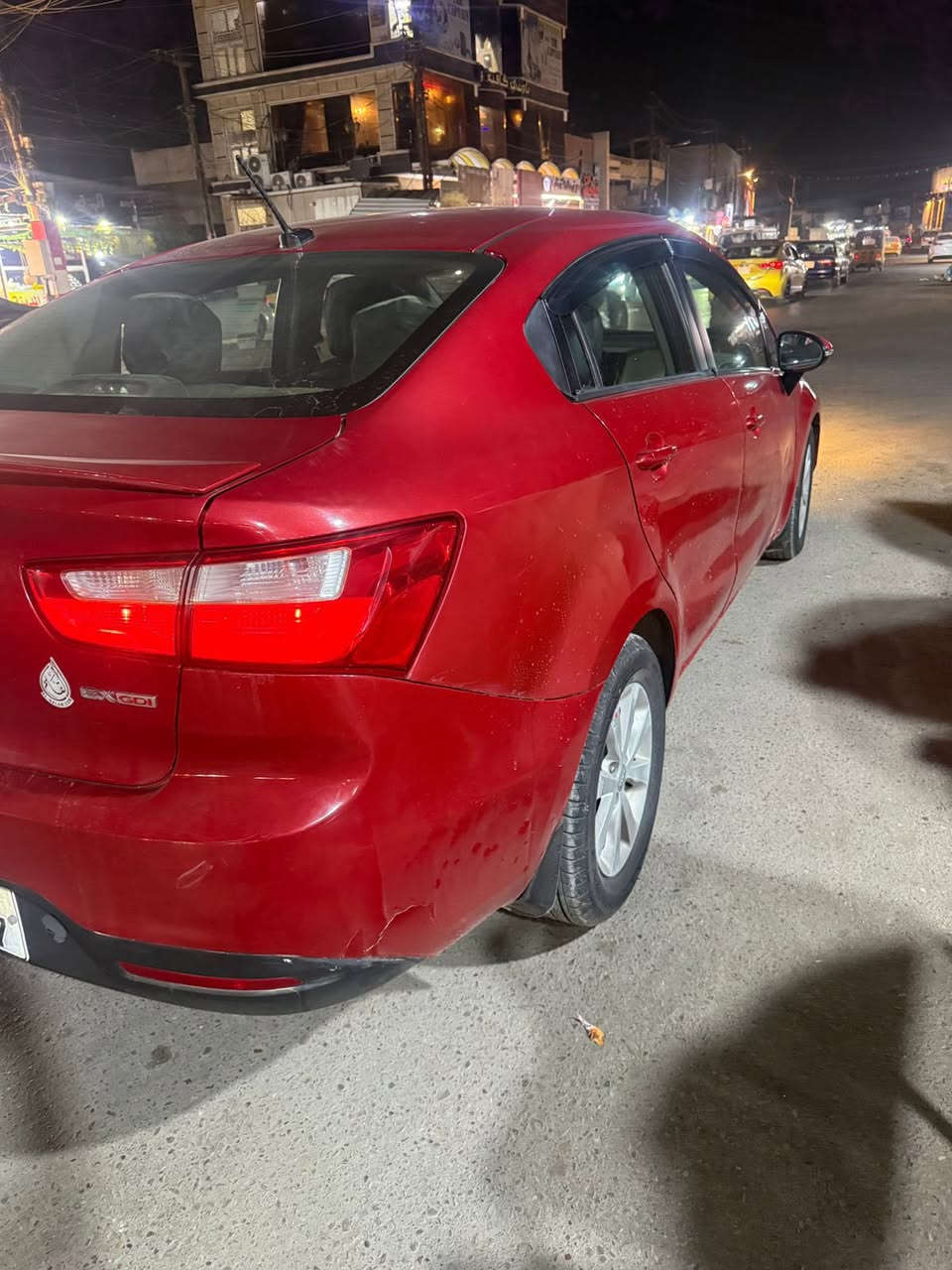 سلام عليكم كيه ريو موديل 14سياره رقم بغداد بسمي بيه مكانات صبغ لبيع فقط قصاد مقدمه٤٠ورقه وبل شهر٣ورقات لبيع بل قصط المريح لستفسار تصل ***********
