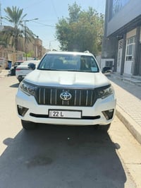 تويوتا برادوGXR 2018 خليجي  لون ابيض رقم أربيل  ماشية 159 كيلومتر محرك...