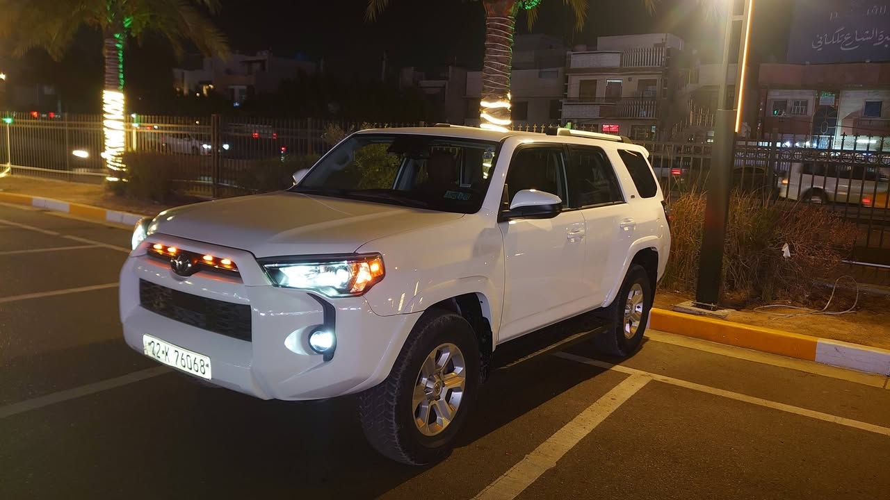 TOYOTA  4RUNNER   2021SR5 
~ تويوتا 4 رنر  
~ وارد أمريكا  
~ موديل 2021
~ محرك 6 سلندر  / V6 
~ دبل أكسلة  4WD 
~ مواصفات SR5 
~ شاشة كبير  
~ كاميرا 
~ كشن جلدة كهربائية 
~ ويل كب كرومة 
~ حجم تايرات ١٧
~ 5راكب 
~ ماشي47 ميل 
~ إيرباگات راجع  سستم 
حادث جاملغ ايمن راجع بارد فقط تكحيل
السعر 305
‏الدورة ***********
 الاستفسار عن طريق الاتصال او واتساب

