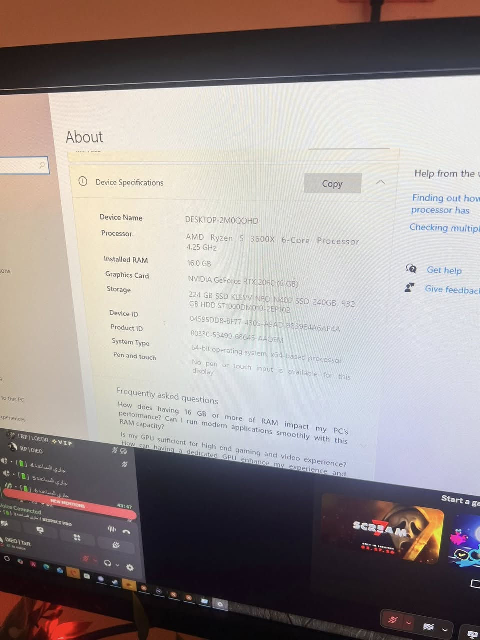 سلام عليكم Pc للبيـع   الموصفات موجوده بالصور              ***********
