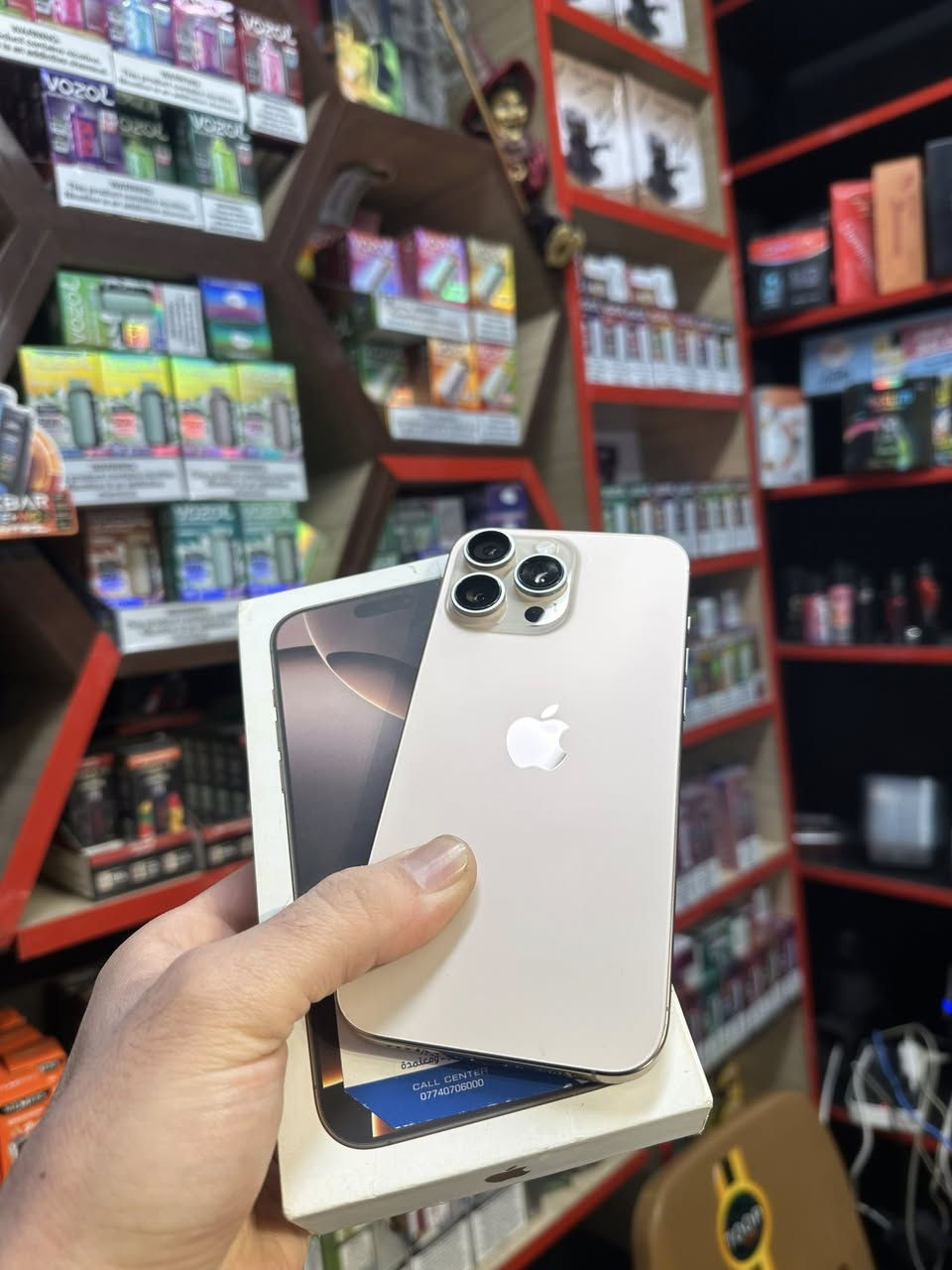 ايفون 16 برو ماكس دبل سيم ذاكرة 256 
بطارية 95 نموذج ZA  نظافة 100‎%‎ السعر مليون 330
***********
