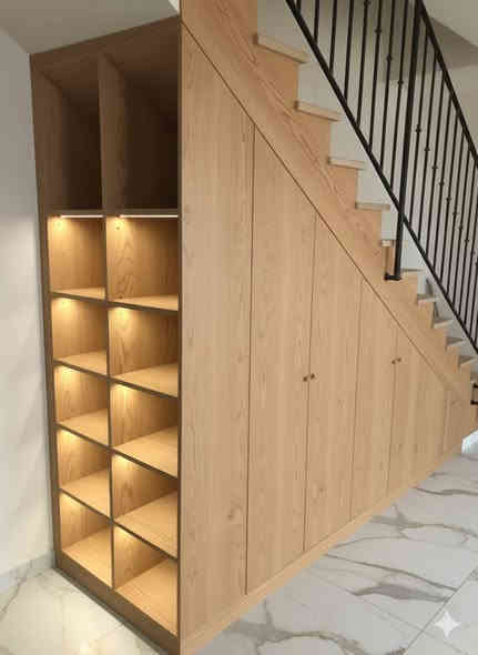 هل تبحثين عن أفكار مبتكرة لتزيين مساحة تحت الدرج؟
نحن نقدم لكِ تصاميم ديكور ذكية وعملية، تجعل من كل زاوية تحت الدرج مساحة أنيقة وعملية 🌸
🔹 رفوف للكتب أو التحف
🔹 خزائن مخفية لتوفير المساحة
🔹 إضاءة LED تضيف لمسة سحرية
🔹 أفكار تخزين ذكية وعصرية
✨ اجعلي منزلك فريدًا ومميزًا مع ديكوراتنا الرائعة تحت الدرج! ✨
اسعار الديكورات تبدأ من ٤٠٠ دولار فما فوق 
 
📩 للأستفسار مراسلة الصفحة أو الاتصال على هذه الارقام
***********‪
***********‪
عنوان المعمل اربيل /الصناعه الجنوبية/ شارع ١٠٠ خلف كمرك السيارات
