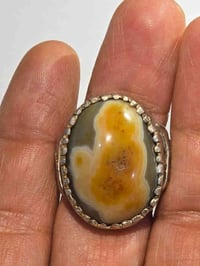 بسم الله الرحمن الرحيم للبيع خاتم داودي  مصور رباني على شكل كف يد يعتب...