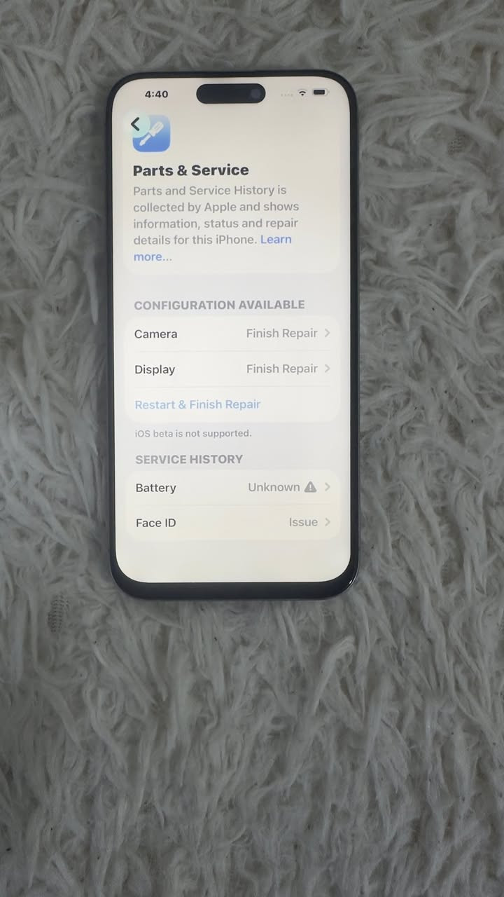 15 برو ماكس للبيع شاشه  بطاريه بدل فيس إيدي مايشتغل سعر 450


**إذا كنت صاحب هذا الإعلان وتريد حذفه لأي سبب، رجاءا أرسل رسالة إلى الدعم الفني**