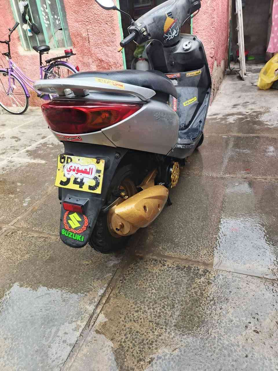 سلام عليكم دراجه بريز ياباني مكفوله من كلشي اشاير اليت عالي ناصي مكينه مكفوله بكاني حي نصر  سعره 750بي مجال شراي خابر ‏‪***********‬‏
