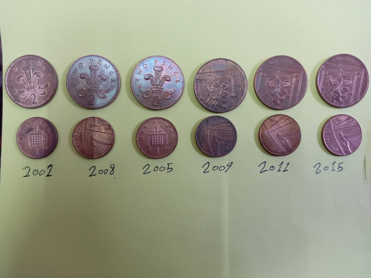 عملات بريطانية (إليزابيث) معدنية ١٢ قطعة. تواريخ مختلفة غير متكررة بحالة ممتازة
سعر المجموعة /١٠ ألف الاستلام مباشر بدون توصيل بغداد


**إذا كنت صاحب هذا الإعلان وتريد حذفه لأي سبب، رجاءا أرسل رسالة إلى الدعم الفني**