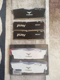 T FORCE أبيض • كينجستون فيوري • 8×2 3600