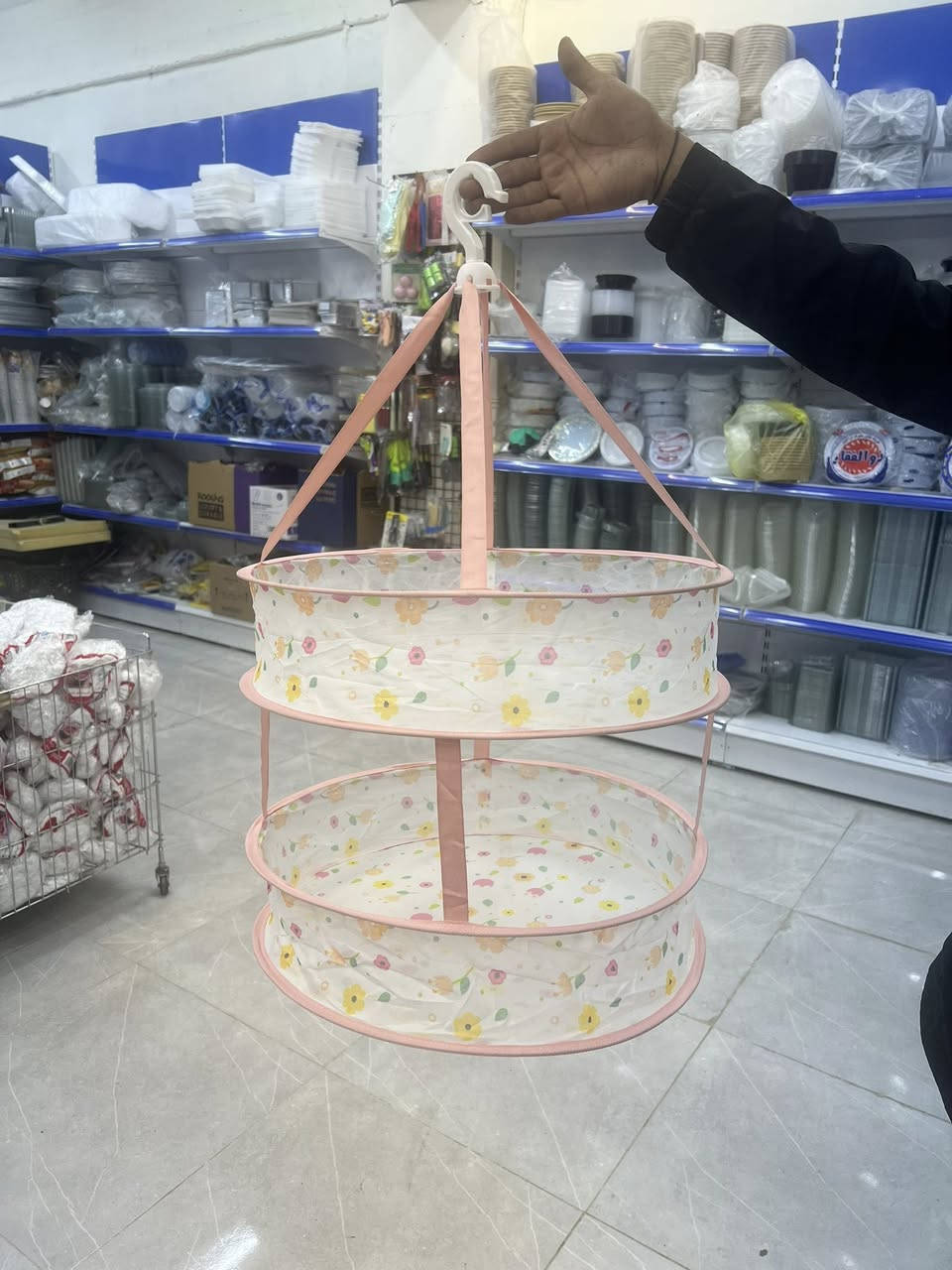 ✨ سلة تعليق عمليّة
🧺 تنشف الخضار والملابس بسهولة
💖 شكلها حلو وتنفع للمطبخ
💰 سعر مناسب جداً 3000

�


**إذا كنت صاحب هذا الإعلان وتريد حذفه لأي سبب، رجاءا أرسل رسالة إلى الدعم الفني**