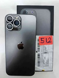 أيفون 13 برو ماكس لون اسود بطارية 93  __ ذاكرة 512  جهاز مال بيت جدآ ن...