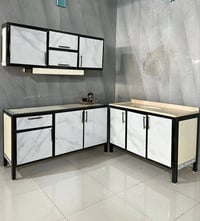 كاونتر أرضي متر ونص • سنك متر وعشرين • سنك مرمر صناعي