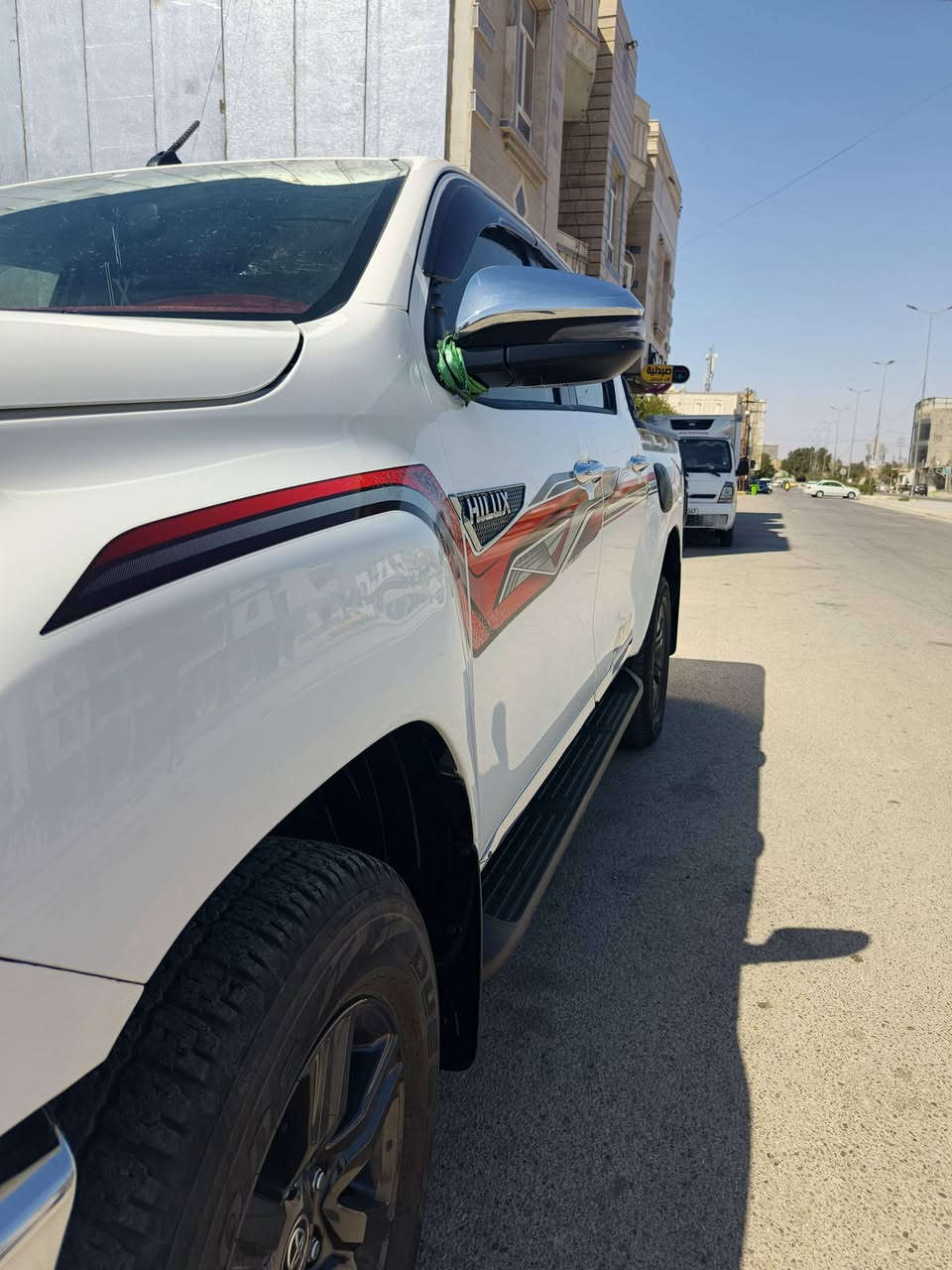 سلام عليكم .....
تيوتا هايلوكس 2025 رقم اربيل باسمي ماشيه 35000 بعدها بالضمان 
مكانها واسط / كوت السعر 300 وبيها مجال شي قليل كلش . السياره بنيد مبدل تفصيخ وبيها بارد جاملغ ايسر وبارد شبر باب الصدر والي وراه واذا تريد راسلني خاص ادزلك صوره الحادث والسياره اني مشتريها زيرو 
***********
