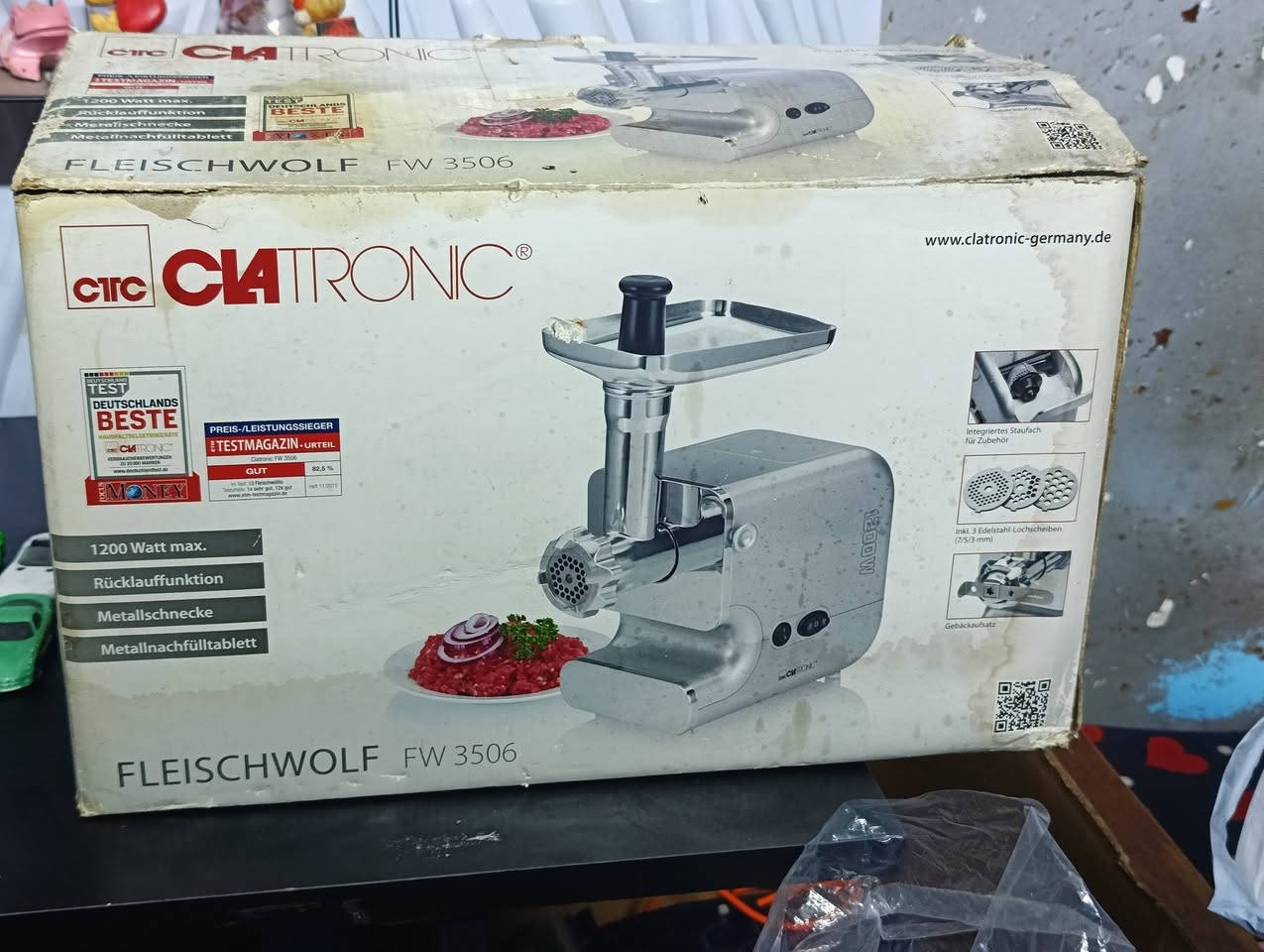 مثرامه المانيا جديده
غير مستعمله جايتنه هديه ومااستعملناها 
سعرها 75 مع التوصيل


**إذا كنت صاحب هذا الإعلان وتريد حذفه لأي سبب، رجاءا أرسل رسالة إلى الدعم الفني**