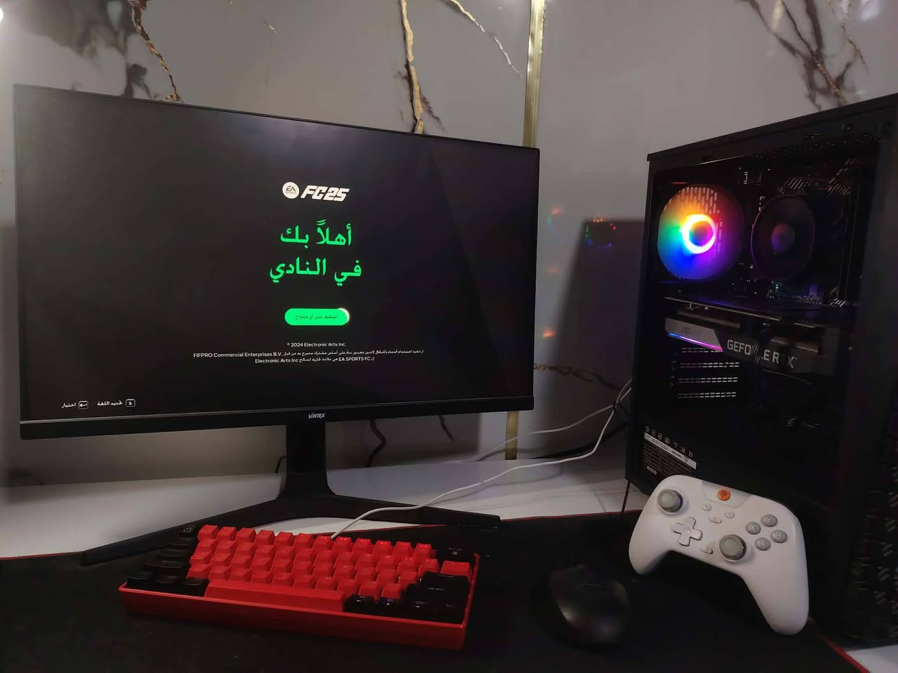 سلام عليكم pc كاملة للبيع
i5 10400f
3060TI
16 Ram
ssd 512
PE 650 
MD510
M 165 hz 1ms
وياها كيبورد وماوس وسماعة وجويستك
وياها يو بي اس 1kv اونلاين 
السعر مليون


**إذا كنت صاحب هذا الإعلان وتريد حذفه لأي سبب، رجاءا أرسل رسالة إلى الدعم الفني**