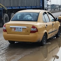 سياره طيبه ٢٠١٦للبيع مكفوله بس بين طخات بسيطة  مكينه وكير بلجيس رقم نك...