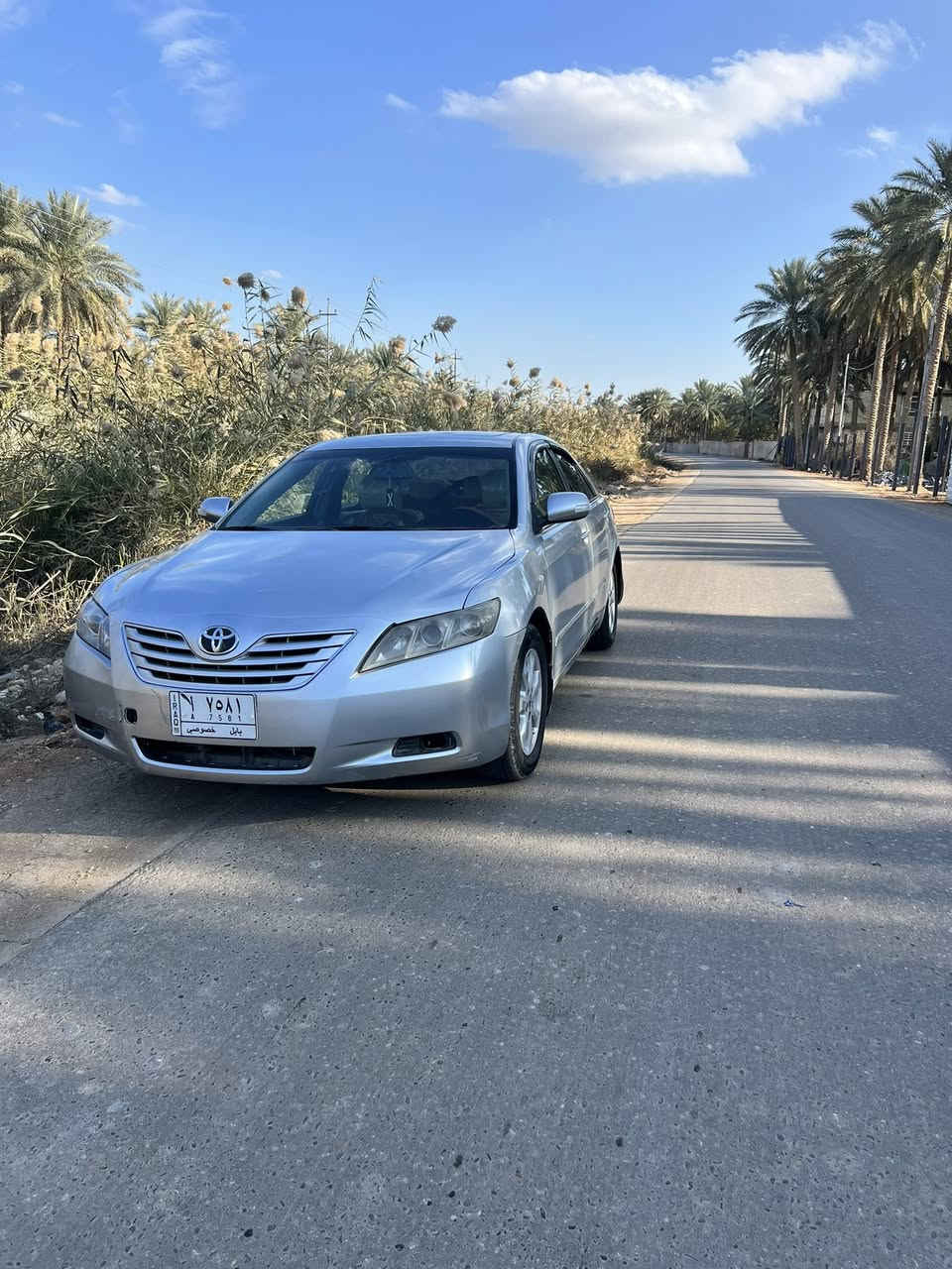 السلام عليكم 
كامري 7  بابل مصبوغه 
حداديه جديده 100٪؜ 
تخم تاير جديد 
خليجي Glx
السعر 75 مجال قليل ####
المكان كربلاء حي العباس 
***********
