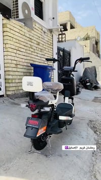 دراجة كهربائية • نظيفه • مستعمله شهر