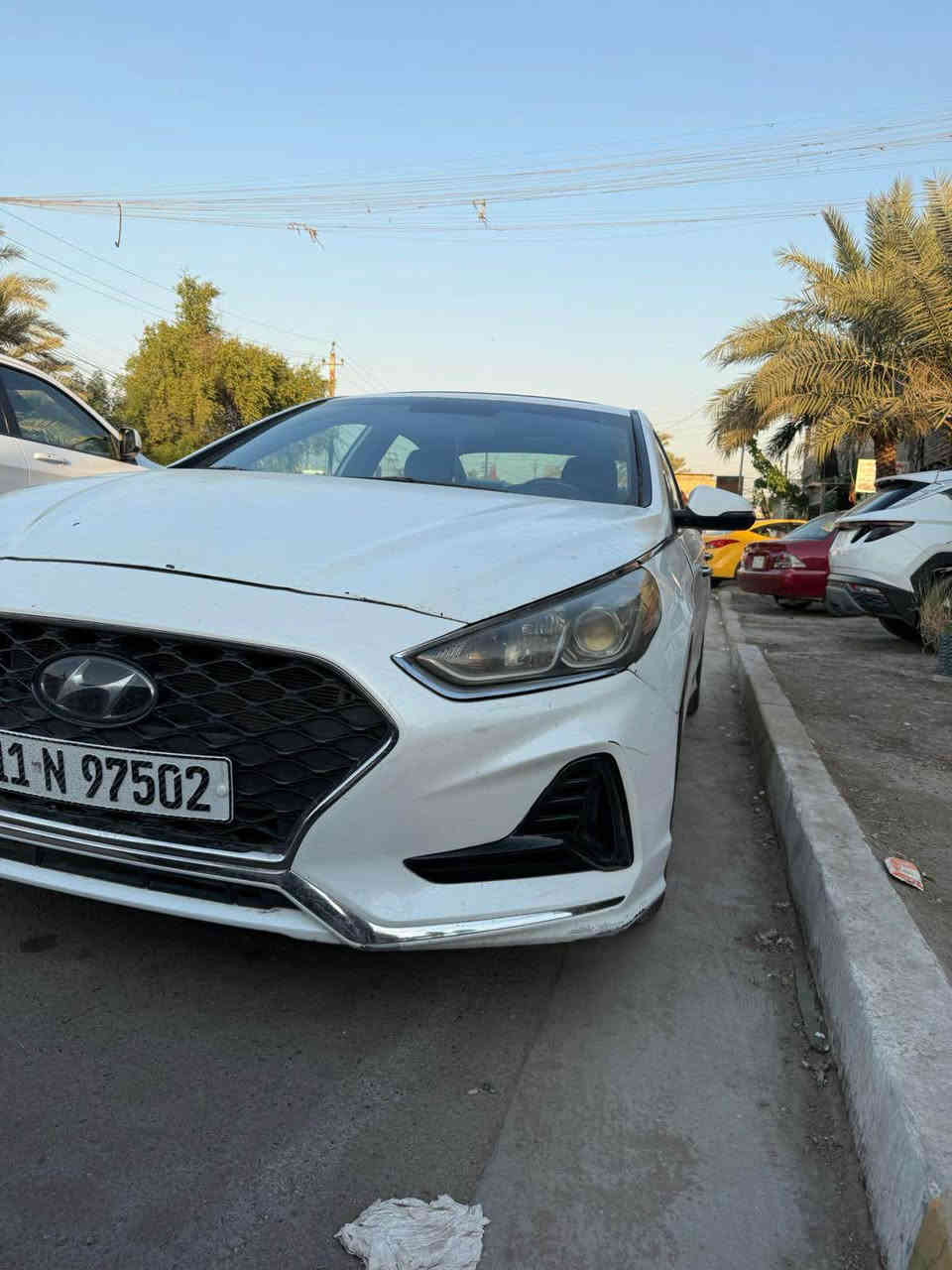 السلام عليكم سوناتا سبورت 2019 فول موصفات للاخير بصمه فتحه رادار كشنات كهرباء تدفئه شفتات ستيرن مكينه 2400 GDI حادث امام بدون لغد ولا شاصي فقط جاملغ وبنيد وبالعراق بيها الجاملغات الخلفيه ثنينهم يعني 4 قطع ابيع احزام  السيارة كير ومكينه خير من الله تخم تايرات جدد صدر جديد السعر 130 وبيها مجال رقم بغداد الدولي الجديد باسمي تحويل مباشر سنويه لحد 2030  مكانها بغداد الكرادة 
*********** بغداد, العراق
