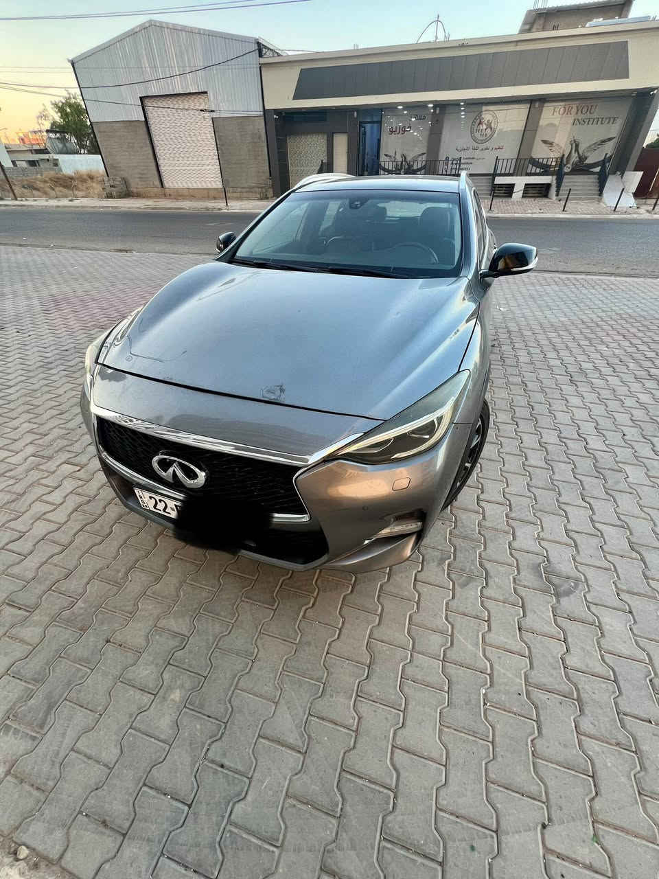 2017 Qx 30 رقم أربيل
تفاصيل سيارة نازل صوره سعر ١١٥ مجال

 *********** موجود كركوك
محرك ٤ توربو حجم ٢٠
