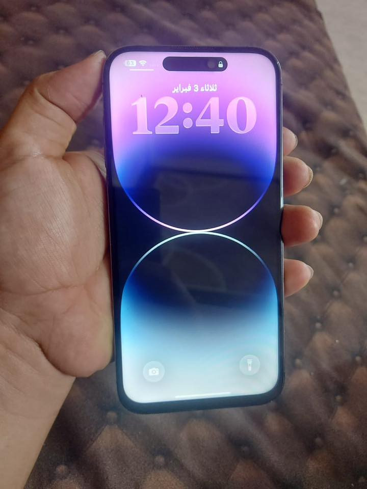 سلام عليكم ايفون 14 برو ماكس مبدل شاشه مو اصليه وضهر مكسور بطاريه 86 شرق اوسط سعر 675 وبيه مجال ***********
