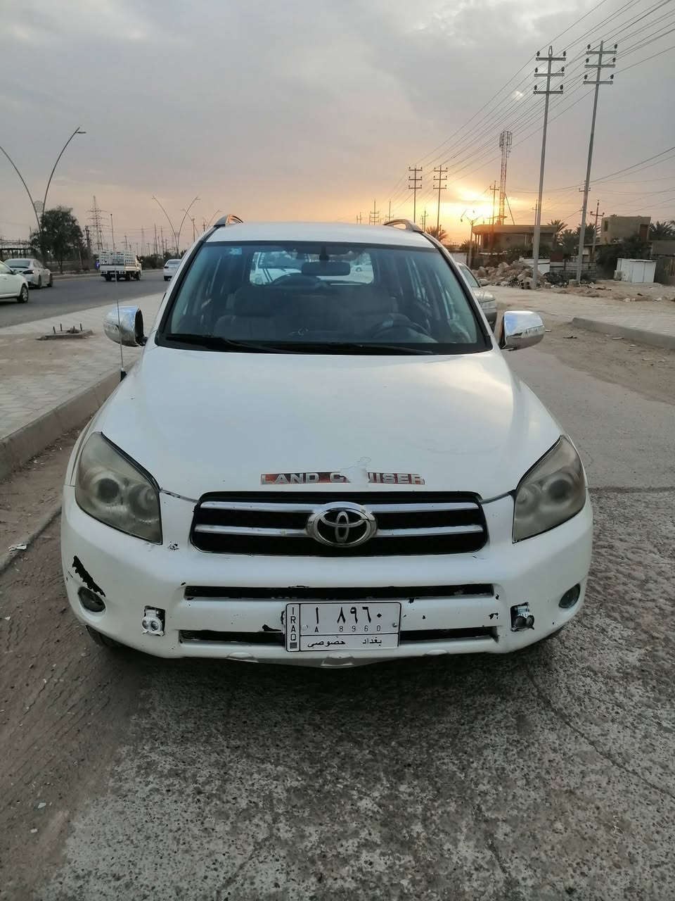 راف فور 2008 رقم بغداد مصبوغة حزام ضررها جامرلغ خلفي محرك كير كهربائيات خير من الله محرك 4سلندر للاتصال *********** مكان السيارة ديالى بعقوبة
