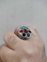 محبس • فضة ٩٢٥ • سبع أحجار