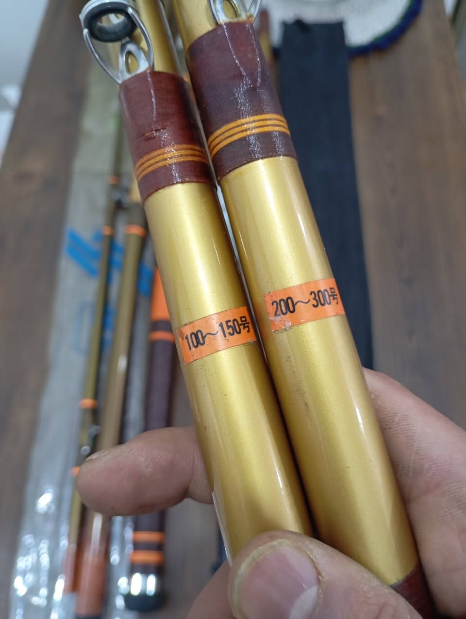 اعواد بحريه حلق بوبرن
عود بحري ريوبي طول 270/صلابه 250 
عود NFTيابان دبل حساس طوله العود 
270/صلابه 300/ دبل حساس 
الحساس الاول /100-150
الحساس الثاني /200-300
تفاصيل اكثر واتساب 
***********
