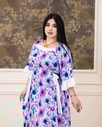 ثوب بيت نسائي • كشمير ثري دي • فري سايز ٨٥ كيلو