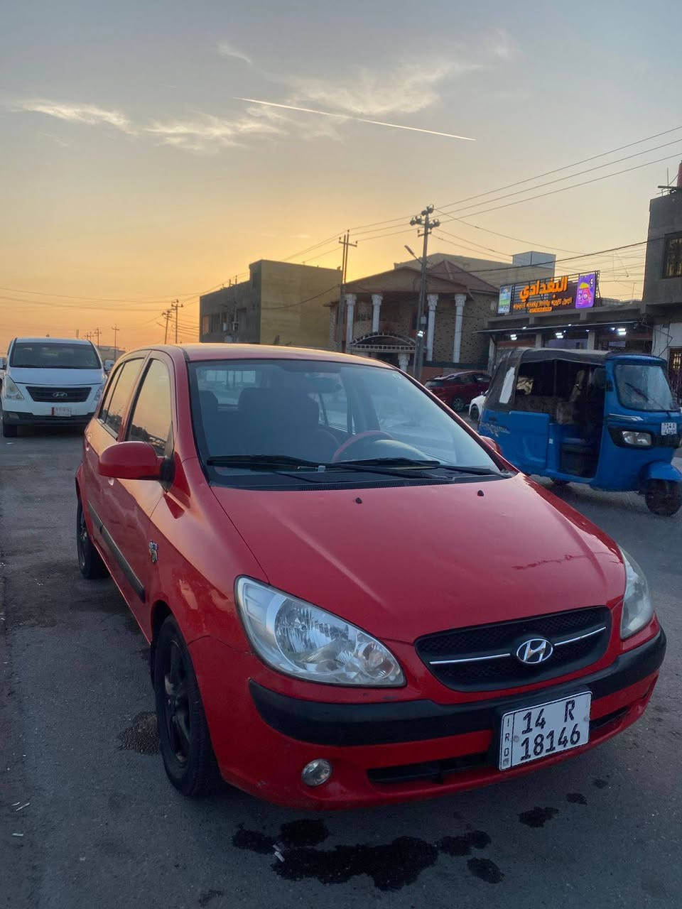 هيونداي جيتز 2008
محرك 1600 دوش 
رقم بصره الانكليزي الجديد
جاهزه من الطول للطول من كلشي 
من حداديه تايرات دسكات باتري 
مكينه كير تبريد برغي نقص مابيها 
للبيع وللمراوس حسب القناعه
السعر 75 ورقه
الاتصال على 
*********** البصرة, العراق
