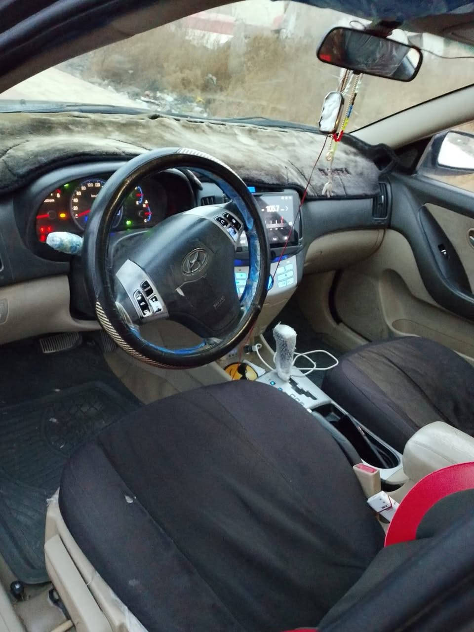 سلام عليكم افانتي 2007 للبيع خليجي سياره محزمه بدون ضربه كير وصدر ومحرك مكفول مكينه 1600 دكشن عالي تبريد تدفئه كله جديد تبريد لمس رقم ***********
