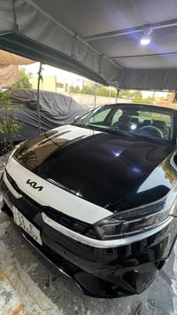 كيا فورتي 23 لون اسود محرك 2000 دوش اشاير بلمرء   نص فول حادثة جاملغ ا...