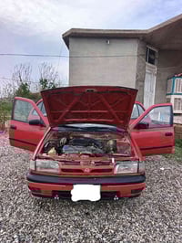 نيسان صني ٩١ • رقم كركوك • محرك ما مفتوح