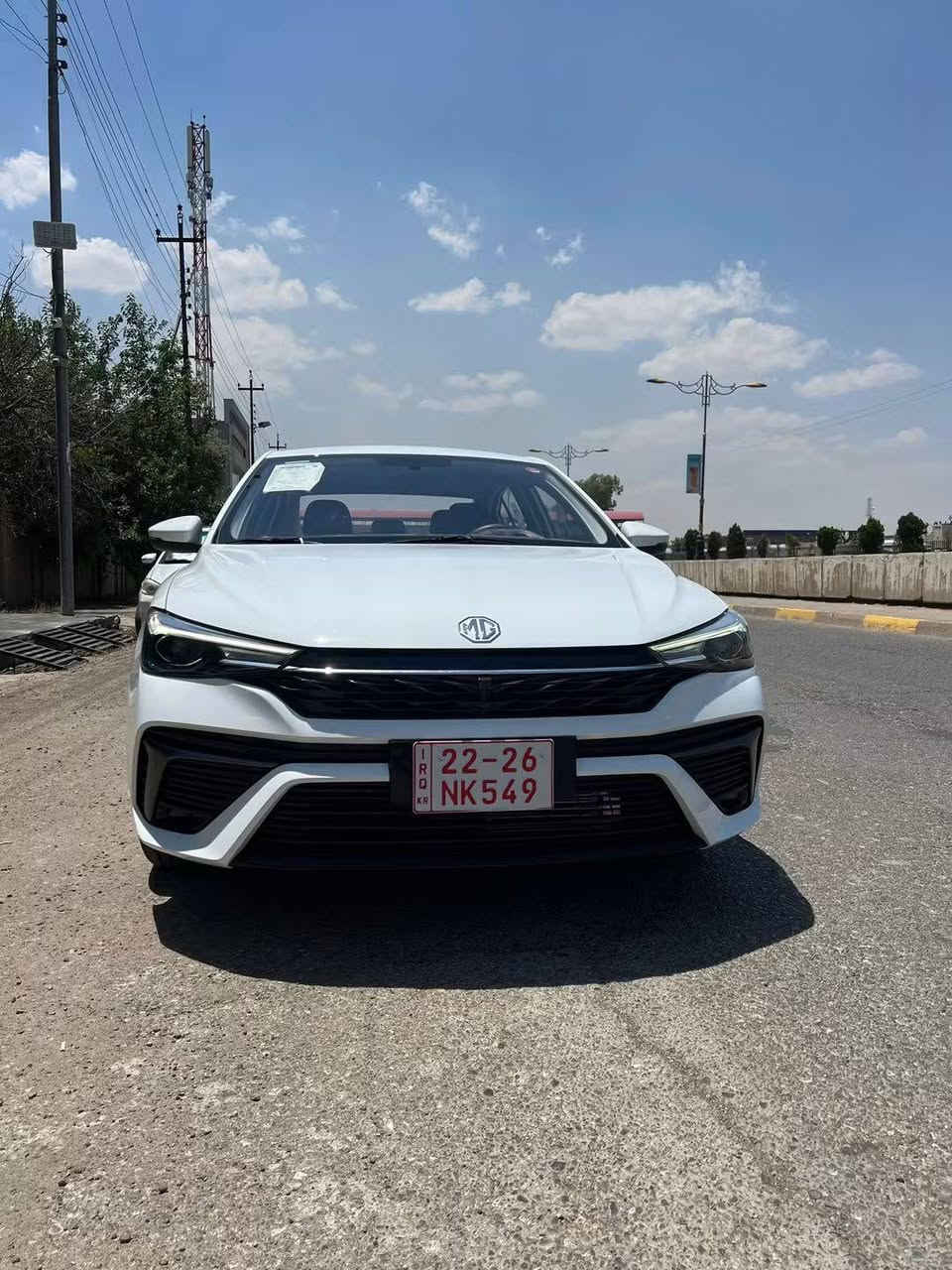 للبيع ام جي 5 بلاص 2026 ماشيه 3 زيرو رقم دهوك سنويه بسمي ضمان شركه مكان موصل ***********
