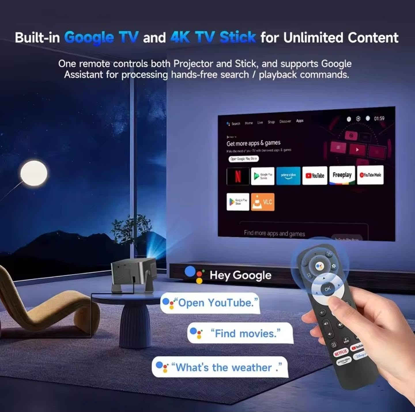 داتاشو عملاقە MAGCUBIC HY350GT🌍
نسخە HY 350GT 
نسخە GT یعني نسخە Google TV  😊
جدید غیر مستخدم ، مواصفاتە عملاقە 

قوە الوضوح [ 900ansi ]💡
لونە حقیقیه بیها HDR 10 PLUS 
سماعاتە قویە Dolby Audio 📢

اخر اصدار اندروید بیە ، اندروید 14 ⛔

Android TV 14
GOOGLE TV
اوتوفوکس ، تعدیل شاشە تلقائي 

سمارت فول 

جدید غیر مستخدم ابدآ 💯


**إذا كنت صاحب هذا الإعلان وتريد حذفه لأي سبب، رجاءا أرسل رسالة إلى الدعم الفني**
