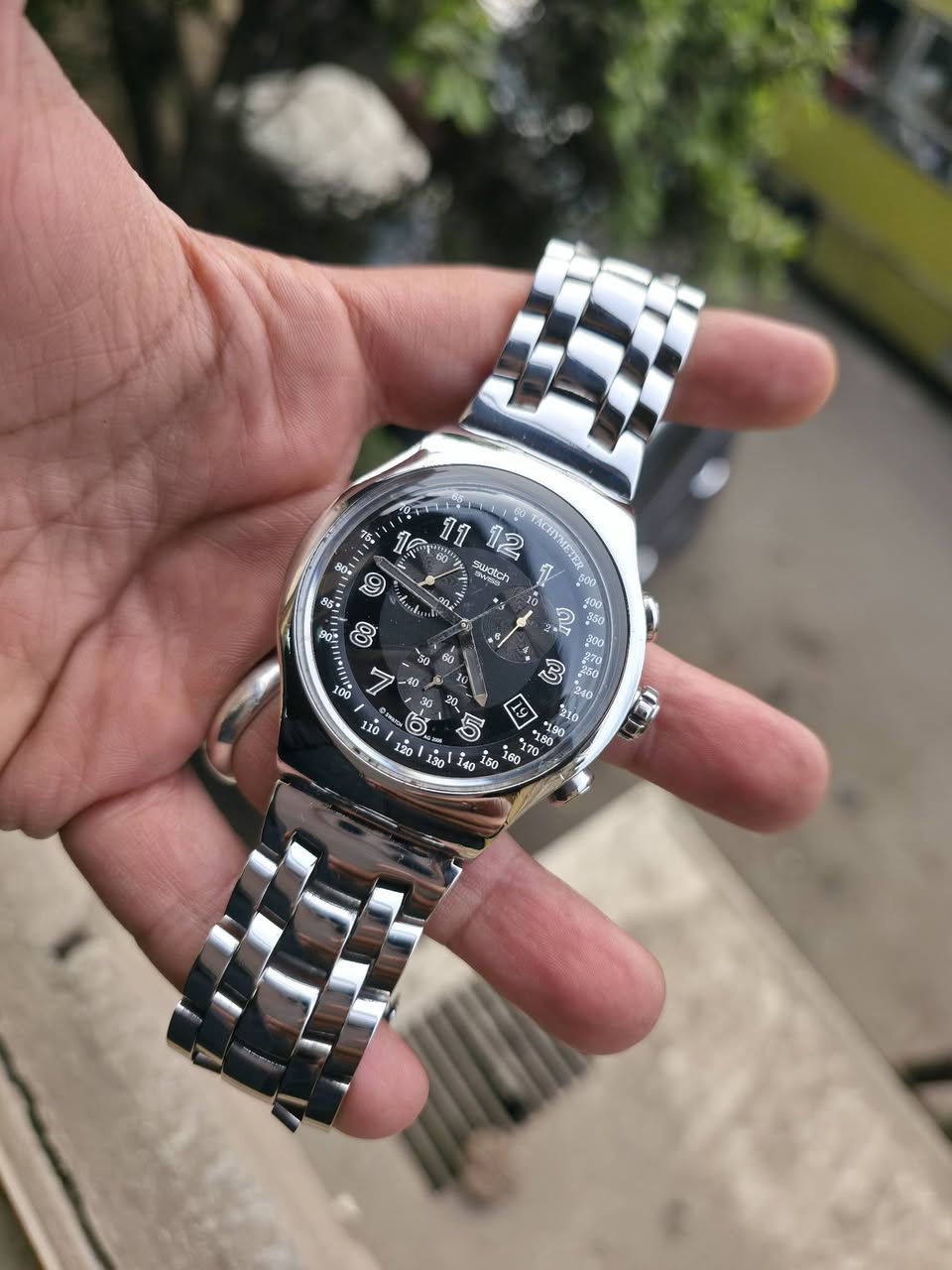 بسم الله ما شاء الله عرض للبيع ساعة سواتش ايرونى كورونجراف سويسرى اصلى مقاس ٤٧ تعمل بكفاءه ب٣٠٠٠ جنيه لاول حاجز ويوجد شحن للمحافظات او التسليم فى المكتب امام محطه مترو كليه الزراعه شبرا للتواصل 01063430009


**إذا كنت صاحب هذا الإعلان وتريد حذفه لأي سبب، رجاءا أرسل رسالة إلى الدعم الفني**