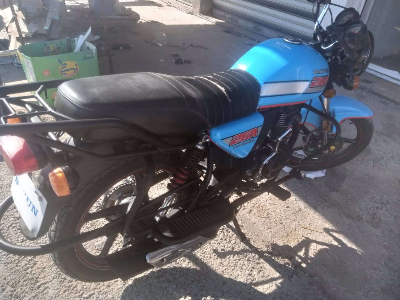 بسم الله الرحمن الرحيم السلام عليكم دايون البيع 🧿
مكينه 200 سيسي حقيقي
الون سمائي 
دراجه اي نقص مابيه
خير من الله تخم تاير جديد
كهرباء شغاله
اشاير  دبل اشاره 
فول دراجه مال جنيان 
رقم والاستفسار ***********
السعر 1900
