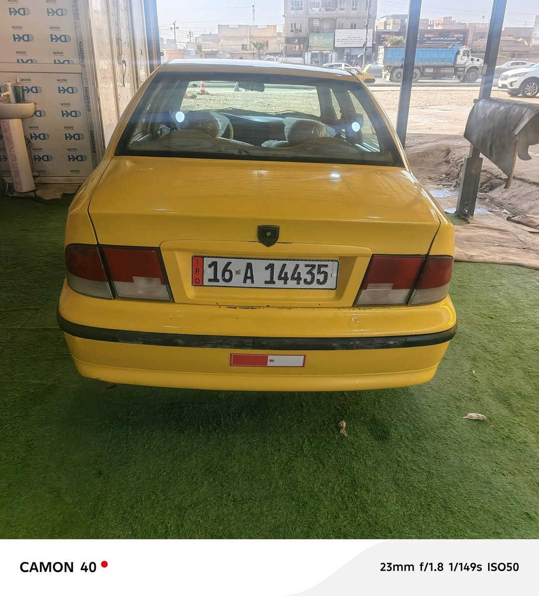 السلام عليكم سمند للبيع موديل 10سنويتها لل 2030 امصفره هيئه او غرامات كير او محرك كفاله غرفه جديده دوشمه جديده بور ستيرن جديد صدر نظيف كهربائياتها شغاله ماصدات كشافات جديده  تايرات نص عمر خياسات ملكطه ظربتها بل جاملغ الخلفي العكس السايق ومصلح عنواني بابل اتريد تحويل اتريد وكاله السعر 32او بيها مجال الستفسار الاتصال على ‏‪***********‬‏
