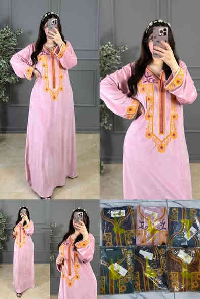 دشداشة تطريز كامل صدر وردن  

الخامه قديفة مخمل مكفول 

القياسات  من L  الى  3XL

سعر الدرزن 12 قطعه 75 الف  

يوجد توصيل جميع المحافظات 

للحجز ***********
https://t.me/Gheen00
