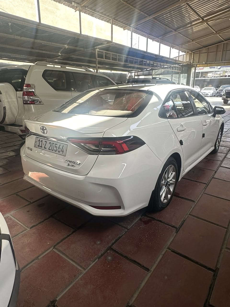 كورلا 2025ماشيه 8000كرسي كهرباء كفاله من كلشي داخل احمر بيها فقط يم جاملغ طخه بسيطه موضحه بلصوره السعر158للاتصال ***********
