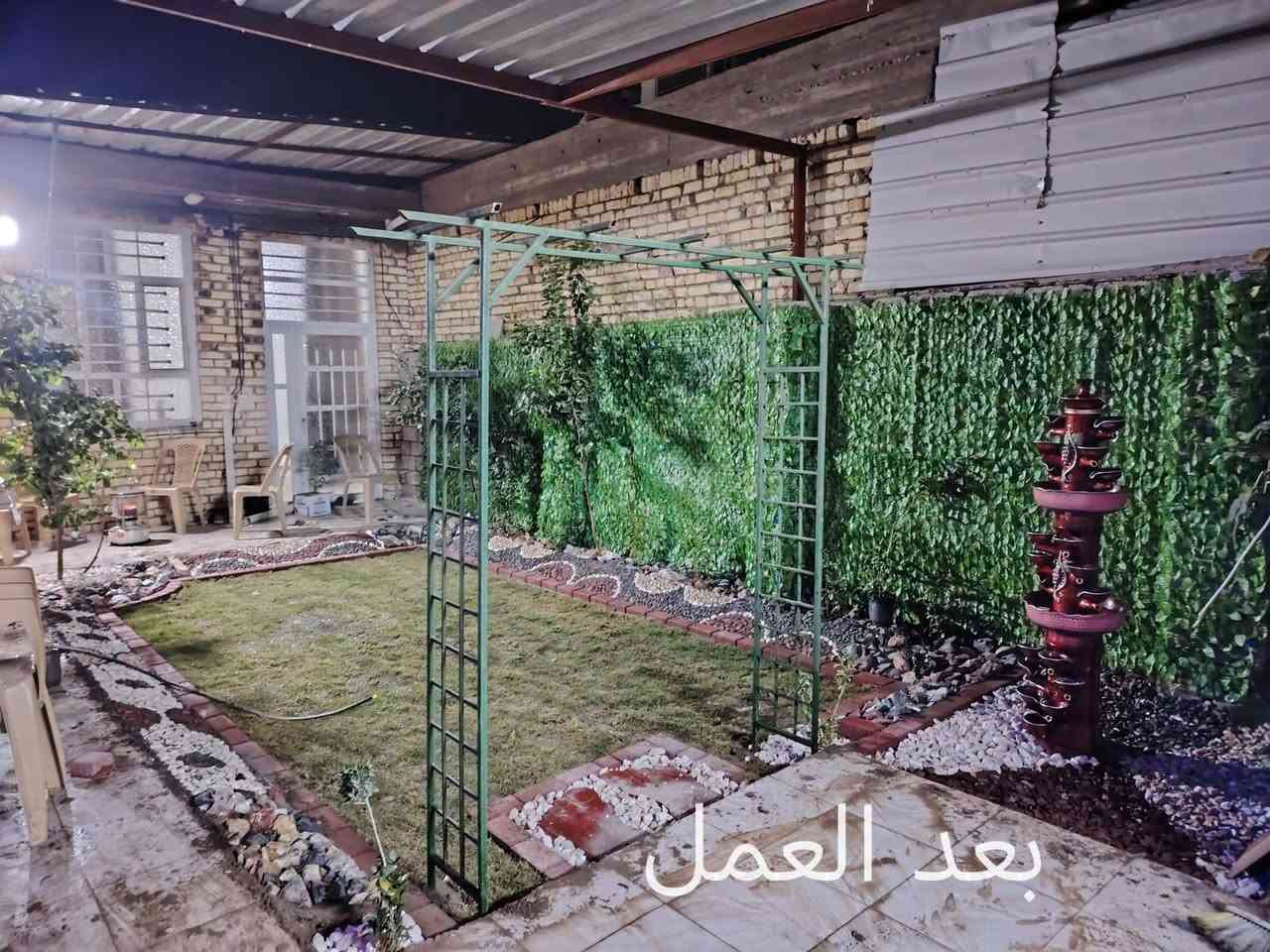 •اللّـہ̣̥ مصلي عله محمد والي محمد رجعنه وياكم بتصميم الحدايق وتجهيز المزارع بحداث الديكورات وايظن عمل الشوايات بشكال وحجام الاستفسار الاتصال عله الرقم ‏‪0786 838 9957‬‏
