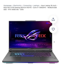 لابتوب • مستعمل سنة • مع الوصل والكرتون