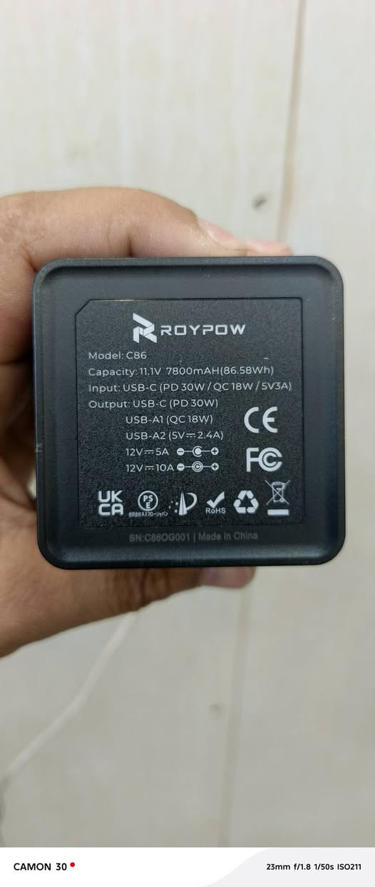 باور بنك عملاق بي مخرج جداحه ومخرج ١٢ فولت


**إذا كنت صاحب هذا الإعلان وتريد حذفه لأي سبب، رجاءا أرسل رسالة إلى الدعم الفني**