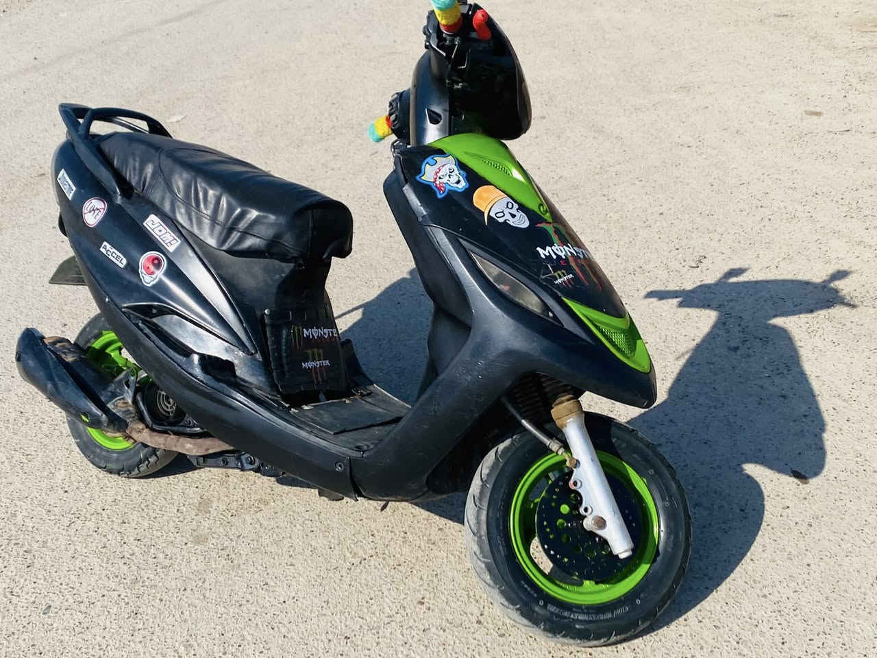 دراجه ماكس 
حجم 140  
محرك وكلچات وكهربائيات كله شغال وجديد 
صوت رياضي نشاط فول 
مكاني صلاح الدين مكيشيفى 
سعر الدراجه 250 وبيها مجال 
*********** للاستفسار
